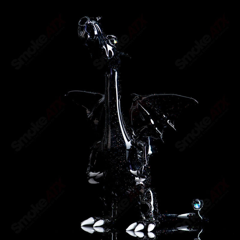 Crushed Opal Dragon Hendy Glass