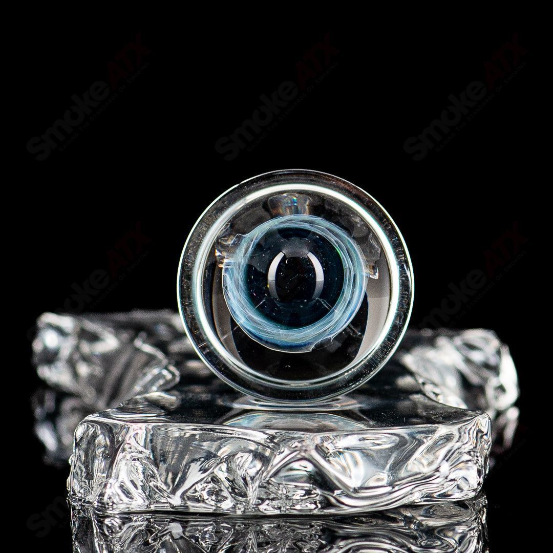 Opal Eye Cone Top Indo Glass from 710 Products, featuring a decorative glass cone with eye design and opal accents.