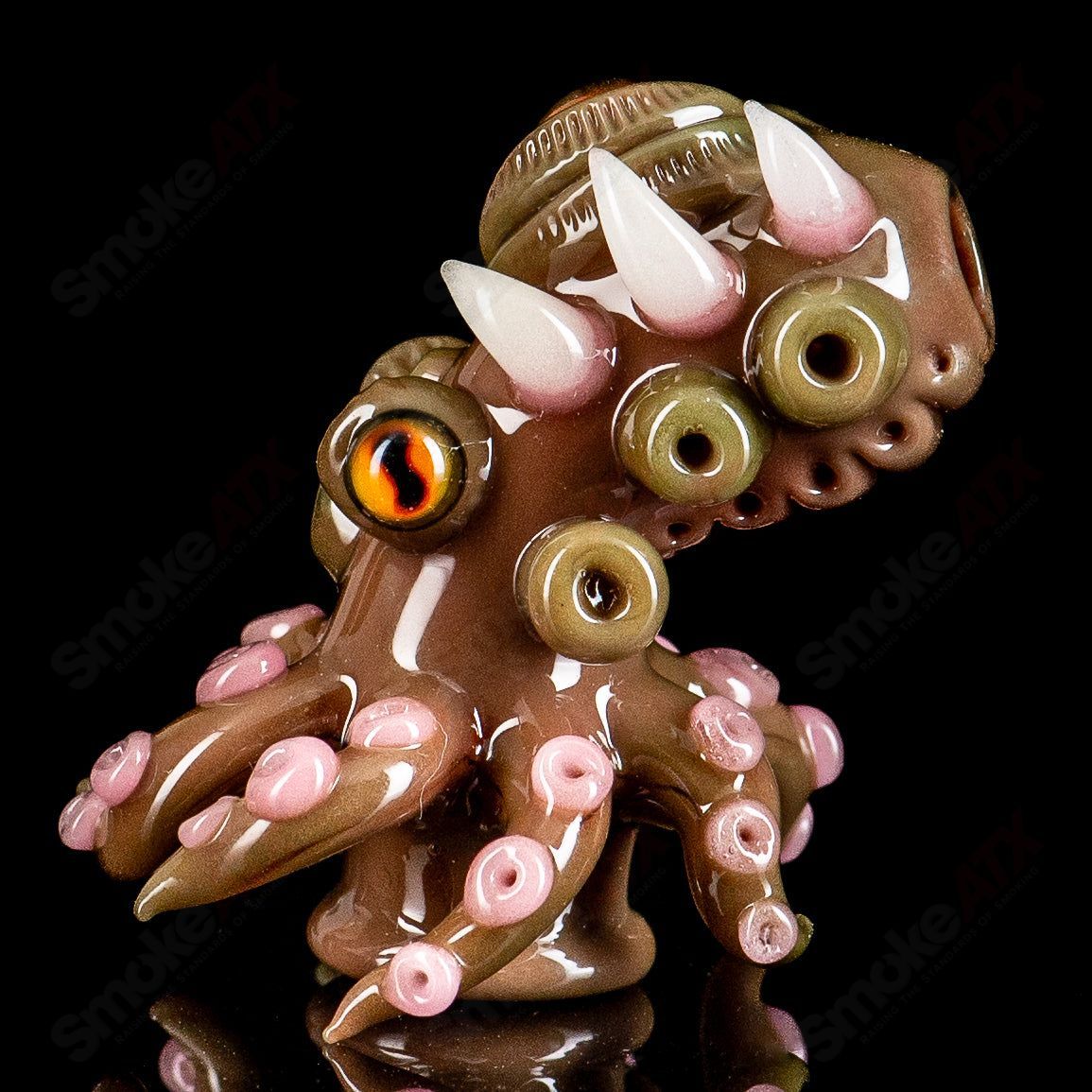 Spanish Olive Pivot Mouthpiece by SALT x Burtoni - Smoke ATX 