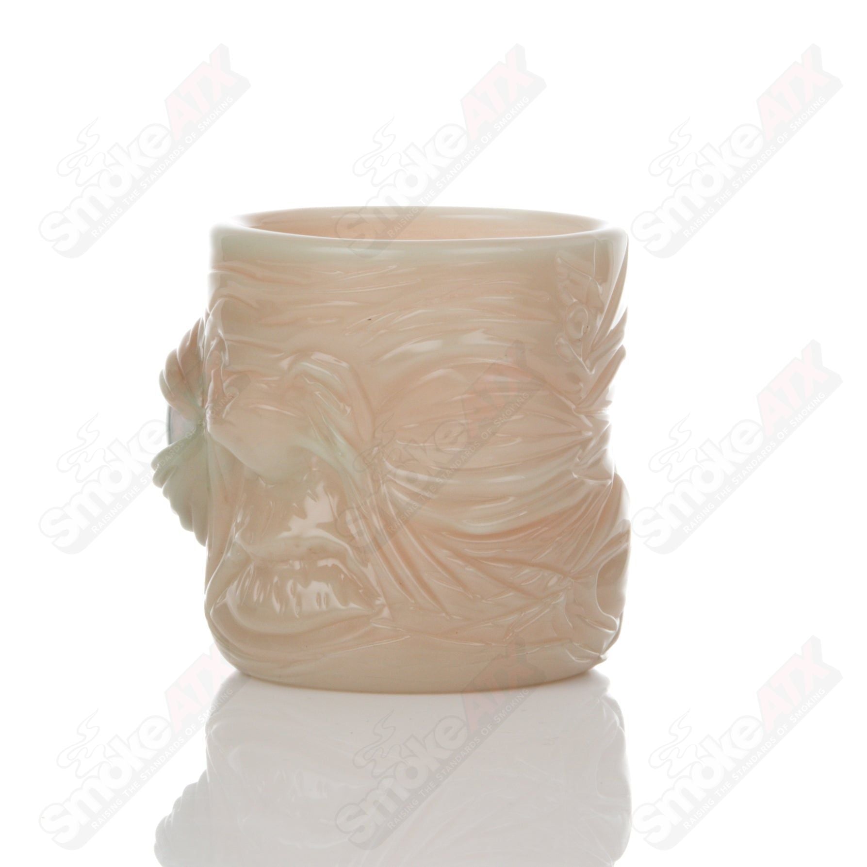 Heady Glass Salt Glass tumbler cup with clear glass design, perfect for salt or small servings, by Salt Glass.