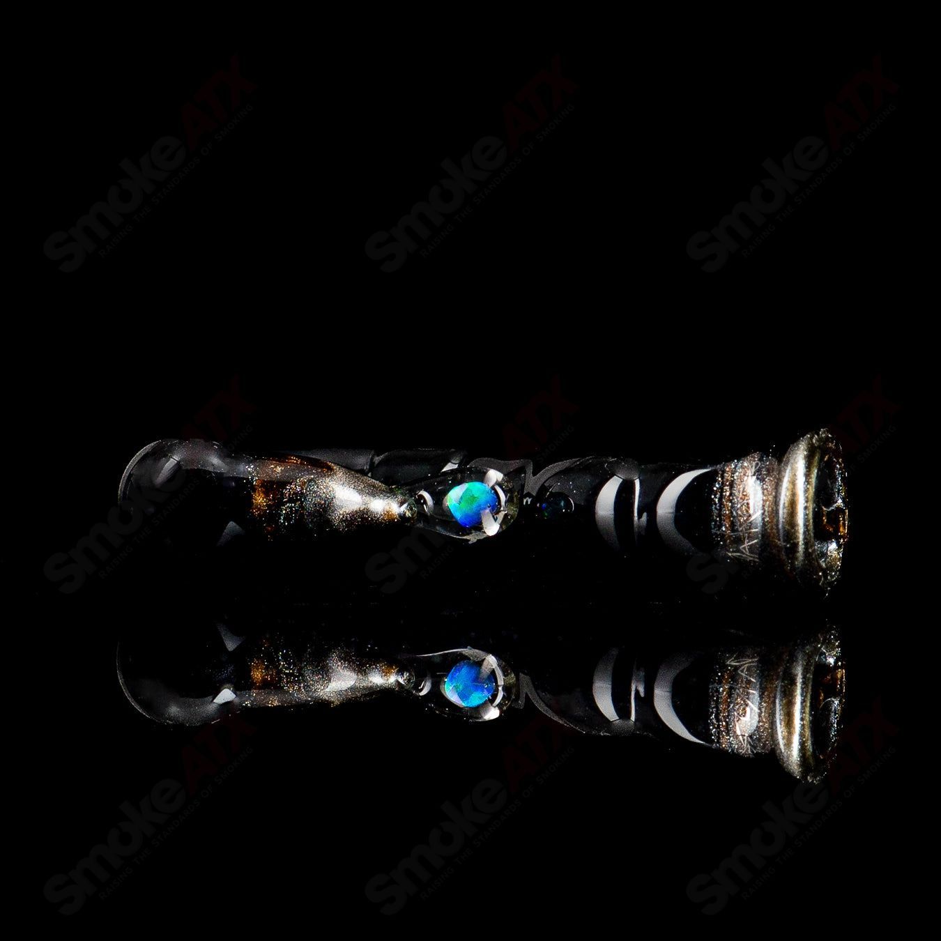 Scorpion Tail Pivot Top by Mako Glass - Smoke ATX 