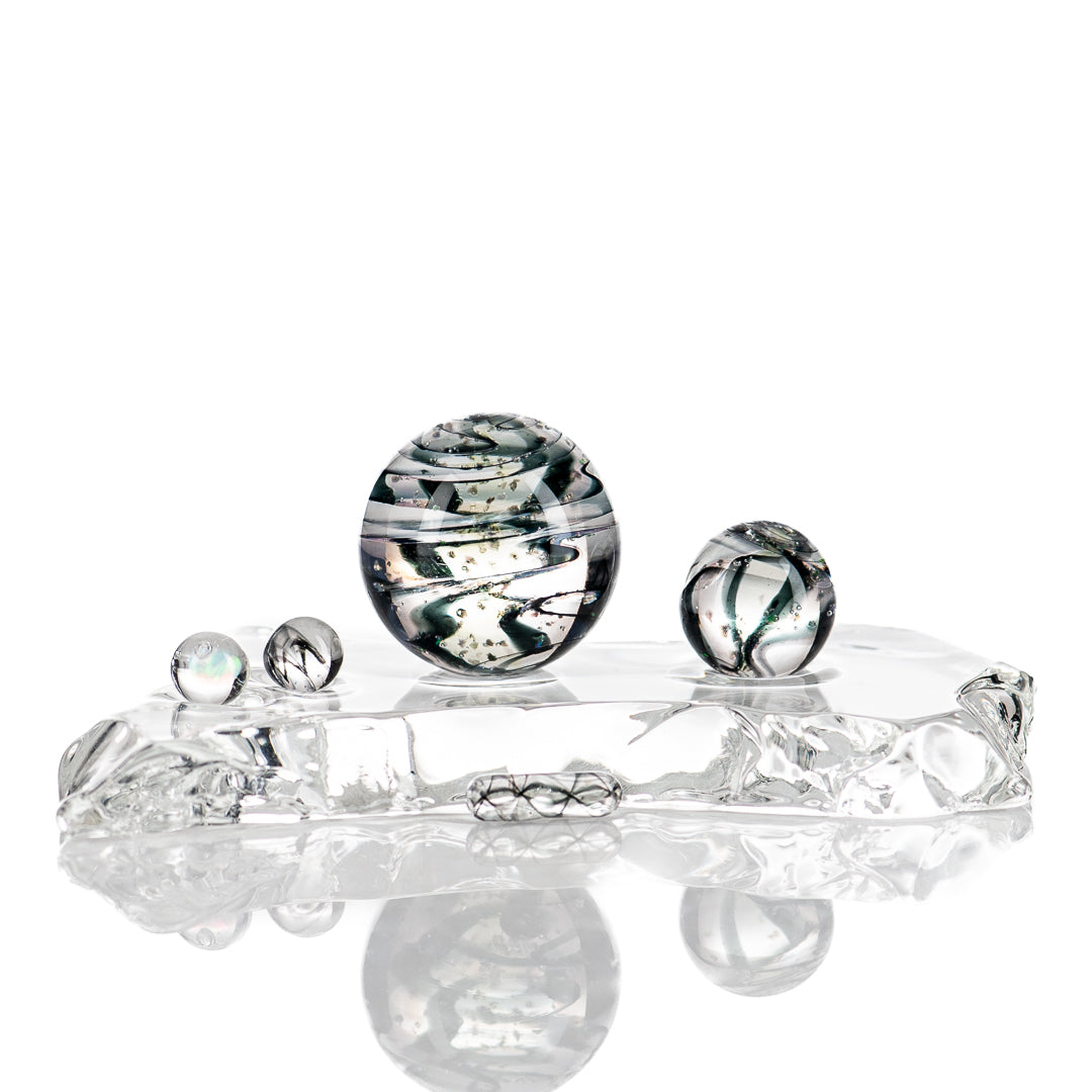 Opal Galaxy Citrine Karmaline Slurper Set Indo Glass