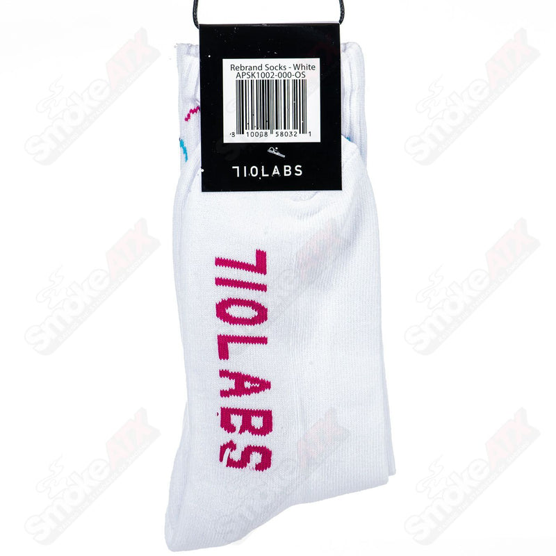 White Boy Face Socks 710 Labs - Smoke ATX