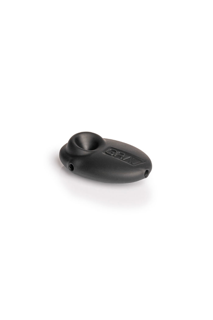 Black Sandblasted Pebble Spoon Grav Labs