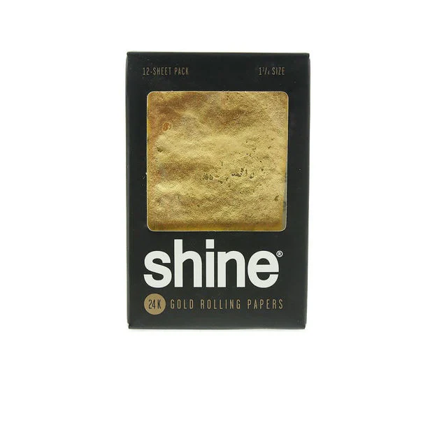 1 1/4 1 Sheet Pack 24k Gold Papers Shine - Smoke ATX 