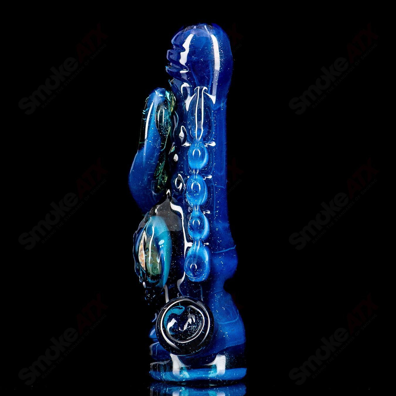 #2 Full Color Chillum by Mako Glass - Smoke ATX 