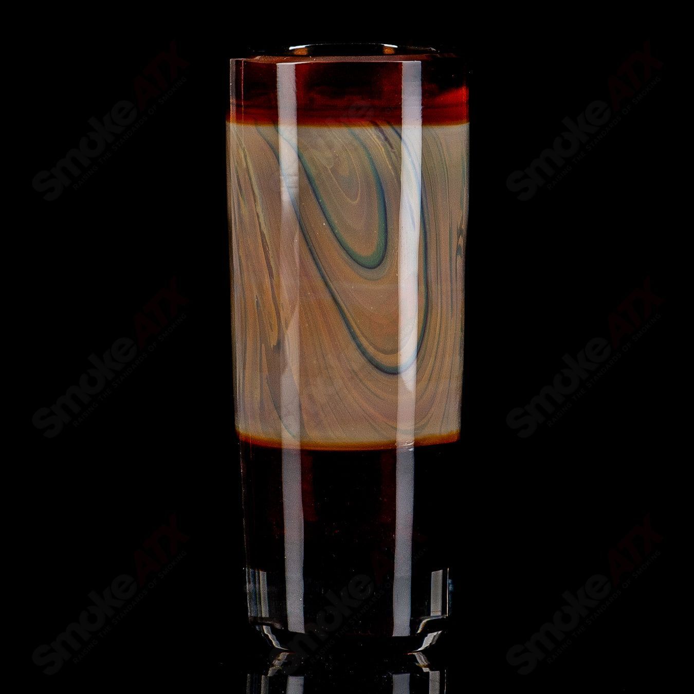 Red Wigwag Tall Shot Glass Don Chile Ortega - Smoke ATX 