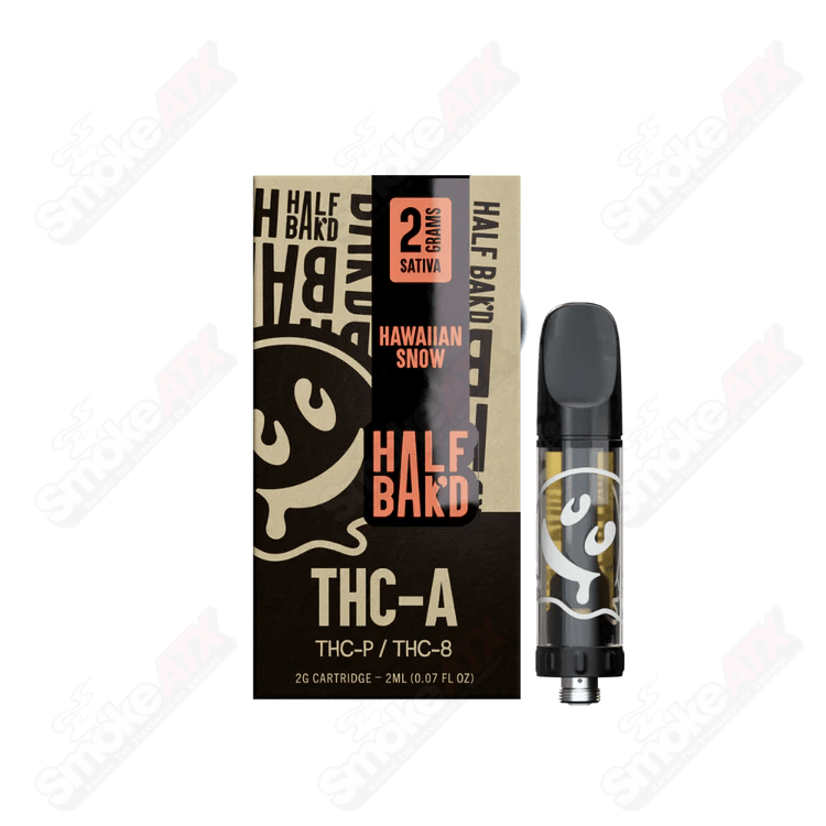 2g Hawaiian Snow Sativa Cart (THC-A/THC-P/THC-8) Half Bakd