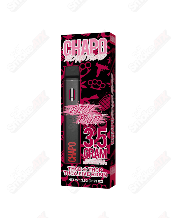 3500mg Juicy Fruit Sicario Blend Disposable THC-A / THC-B / THC-P Chapo Extrax