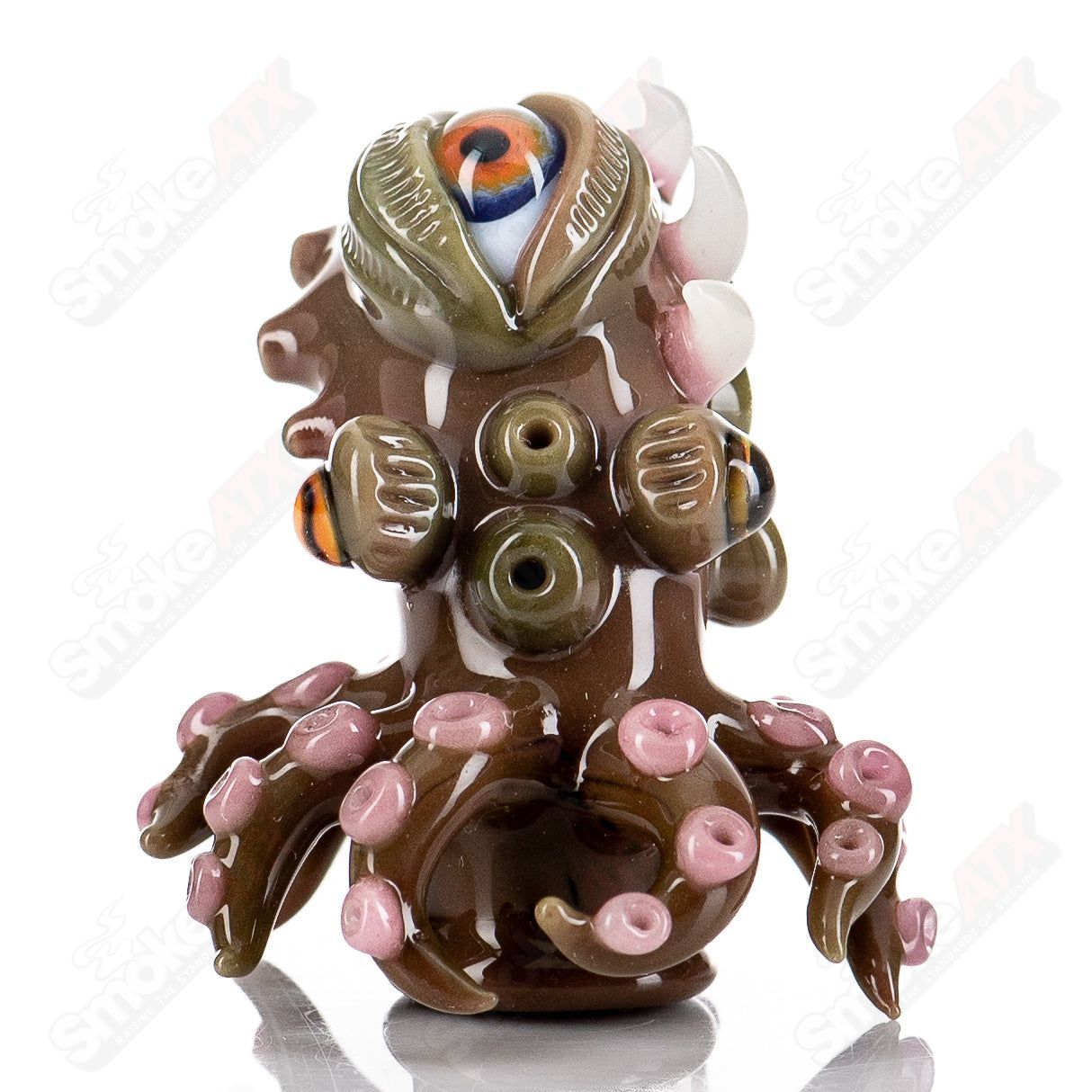 Spanish Olive Pivot Mouthpiece by SALT x Burtoni - Smoke ATX 