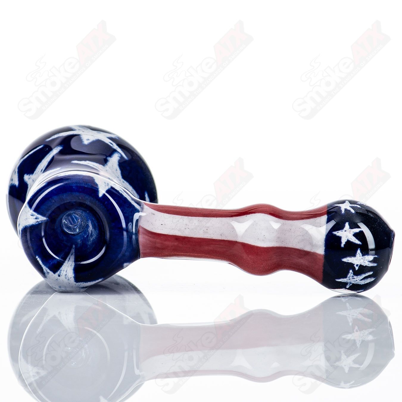 USA Flag Hammer Bubbler Steve Hoffman - Smoke ATX