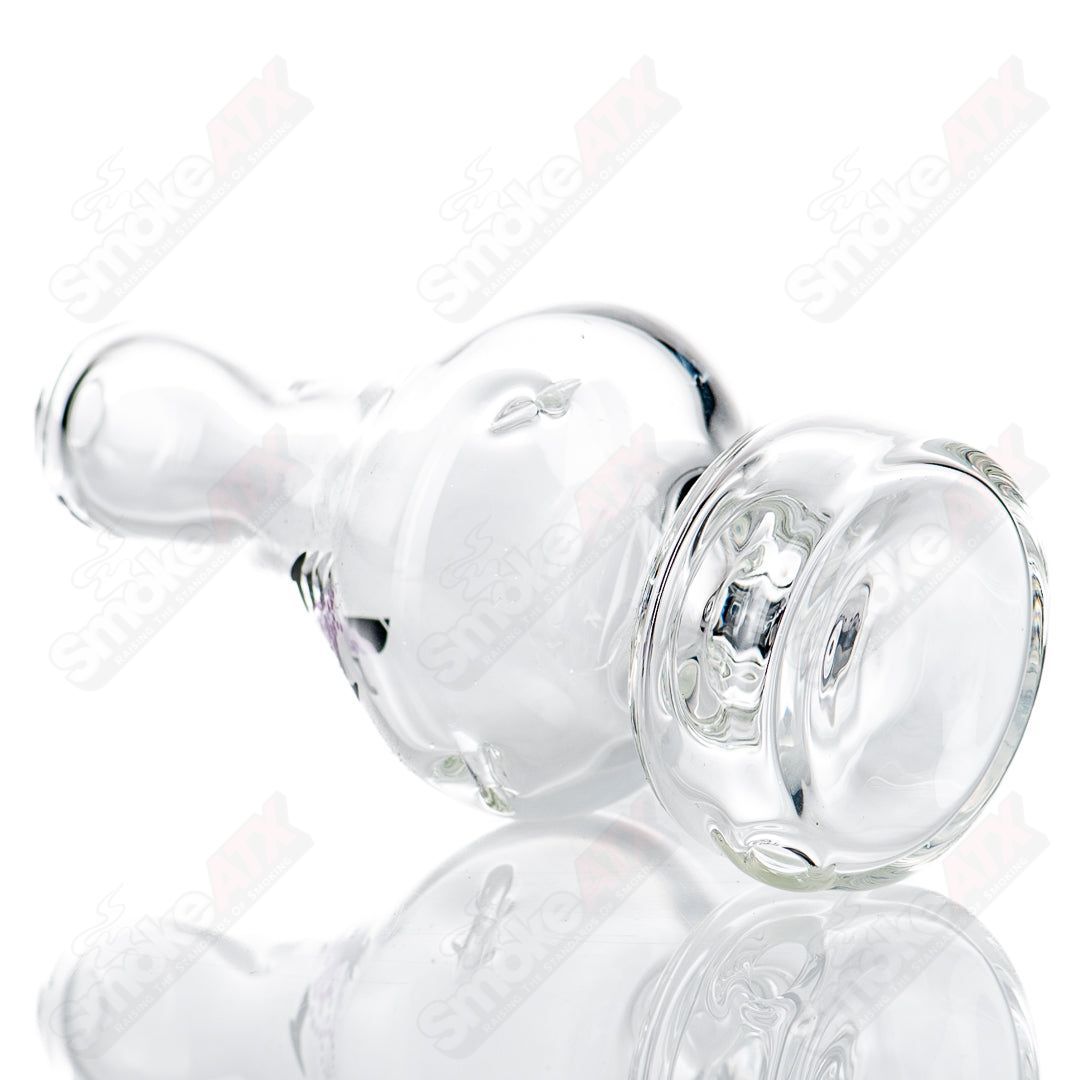 Purple Label Classic Puffco Peak Dry Top glass attachment by American Helix, designed for Puffco Peak vaporizer.