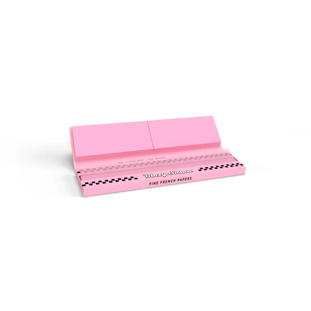 Blazy Susan King Size Slim Pink Rolling Papers with Tips for 420 products, featuring pink paper and rolling tips.