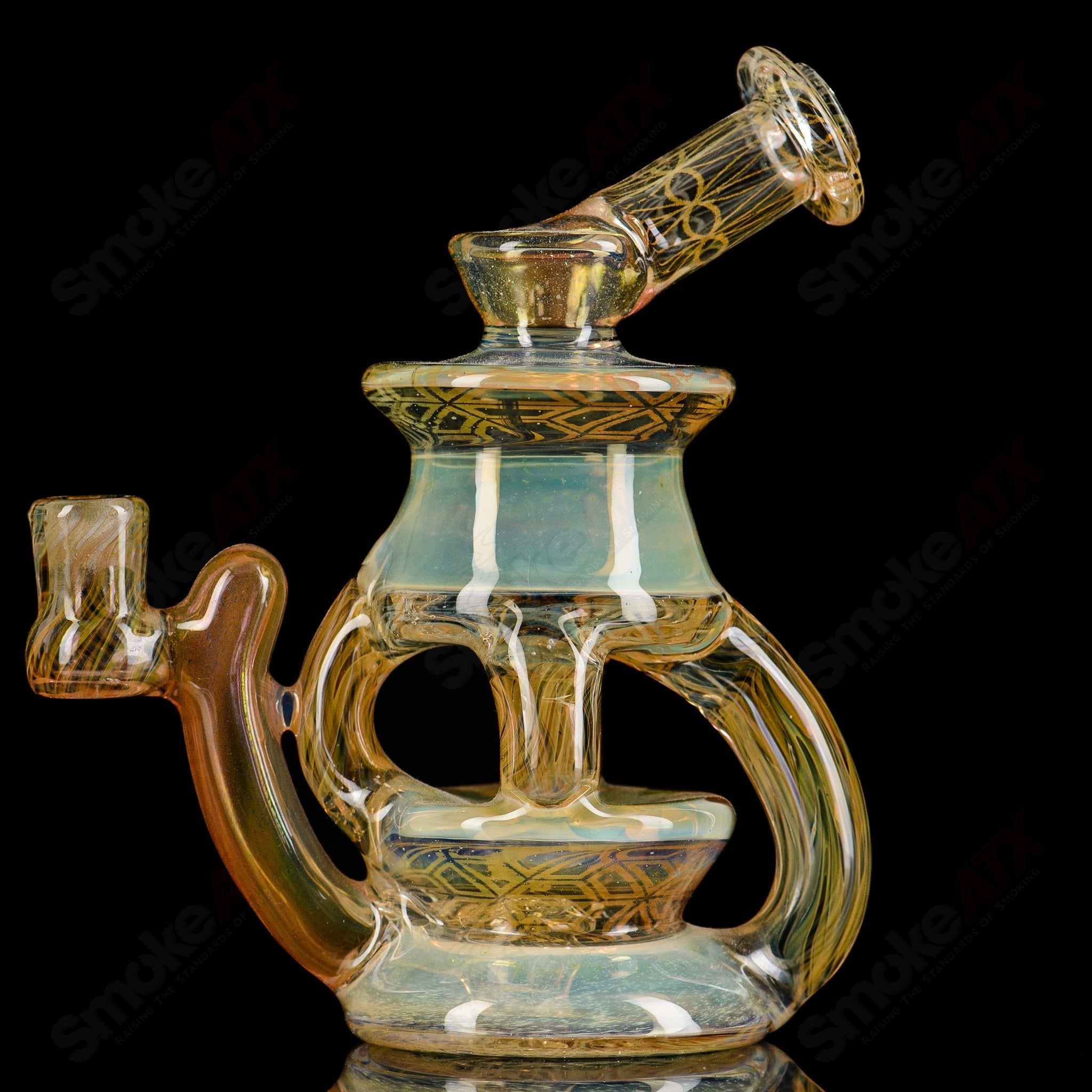 Fumed Bubble Dumper Rockys Glass x Shanman Glass