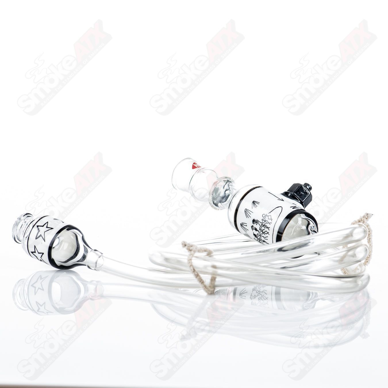 Vapor Brothers x Zach P Artist Series Scratch Vaporizer Whip - Smoke ATX