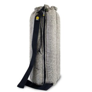 Vatra Bags Woven Khaki V09 18-inch tube protection case with woven fabric design, ideal for carrying small electronic devices.