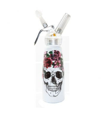 1 pt Floral Skull Special Blue .5 Cream Dispenser - Smoke ATX 