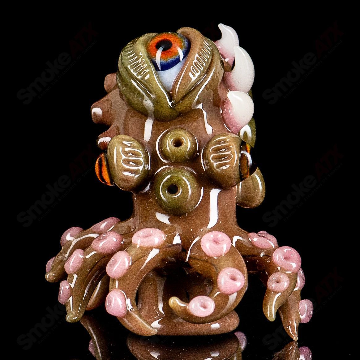 Spanish Olive Pivot Mouthpiece by SALT x Burtoni - Smoke ATX 