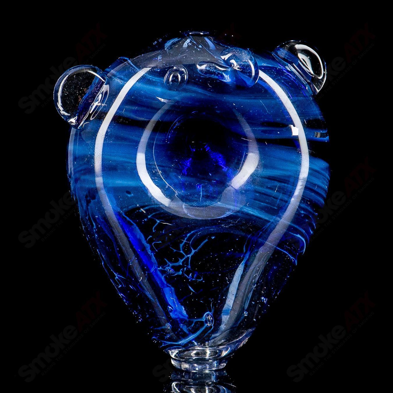 #1 Cat Head (Seastorm) Pipe Glass by Nobody - Smoke ATX 