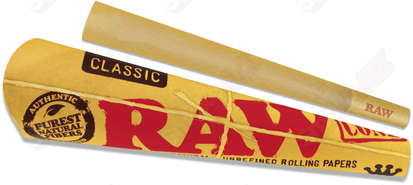 3pk King Size Classic Cones RAW - Smoke ATX