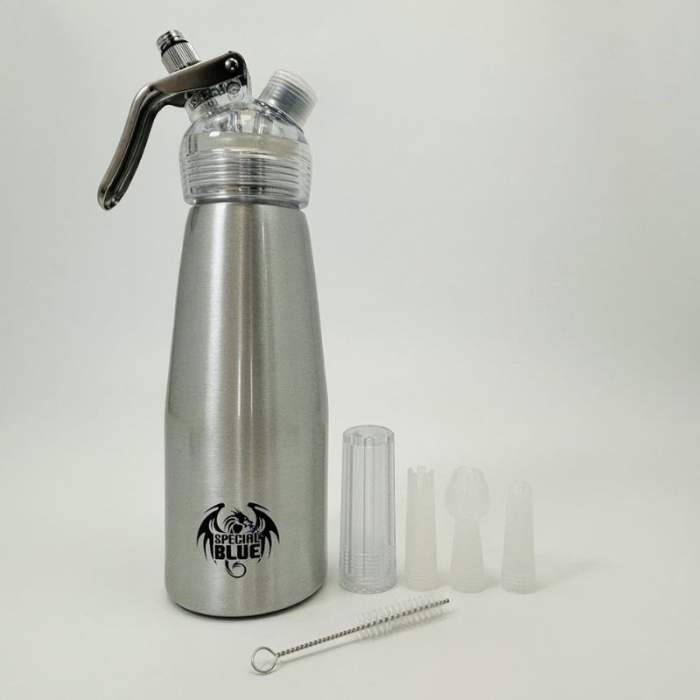 Silver Special Blue .5 Cream Dispenser - Smoke ATX 