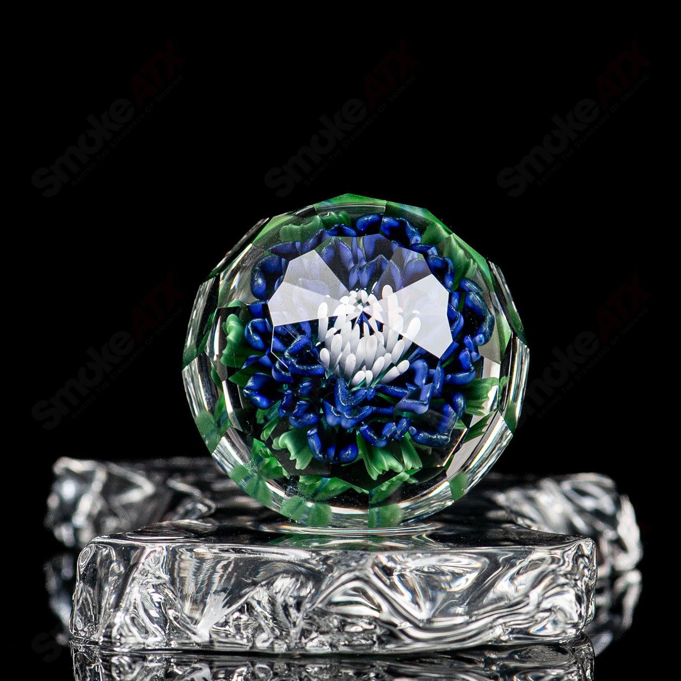 Flower Marble #1 Glass Impact x Fatal Facets - Smoke ATX 