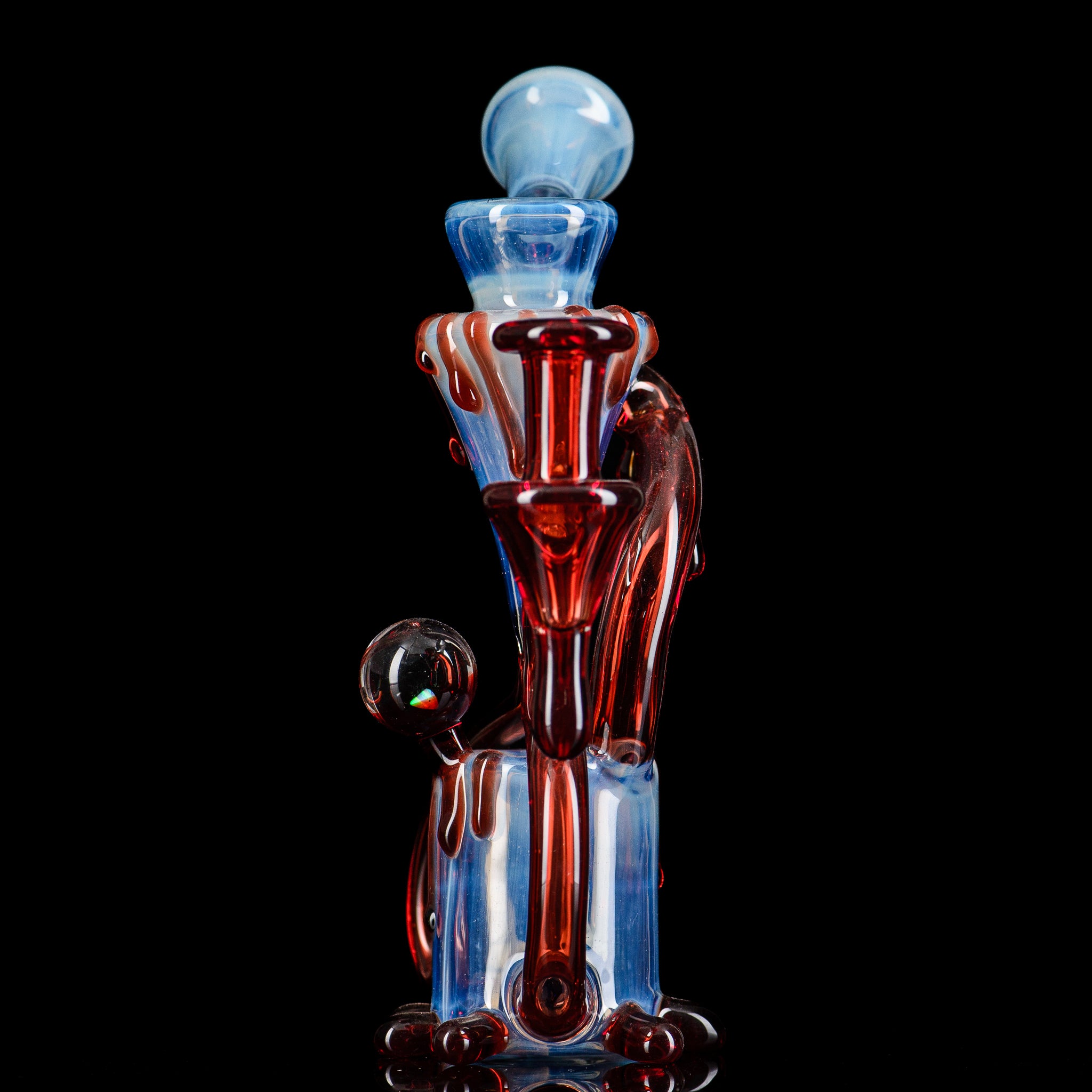 Drip Recycler King Leo Glass