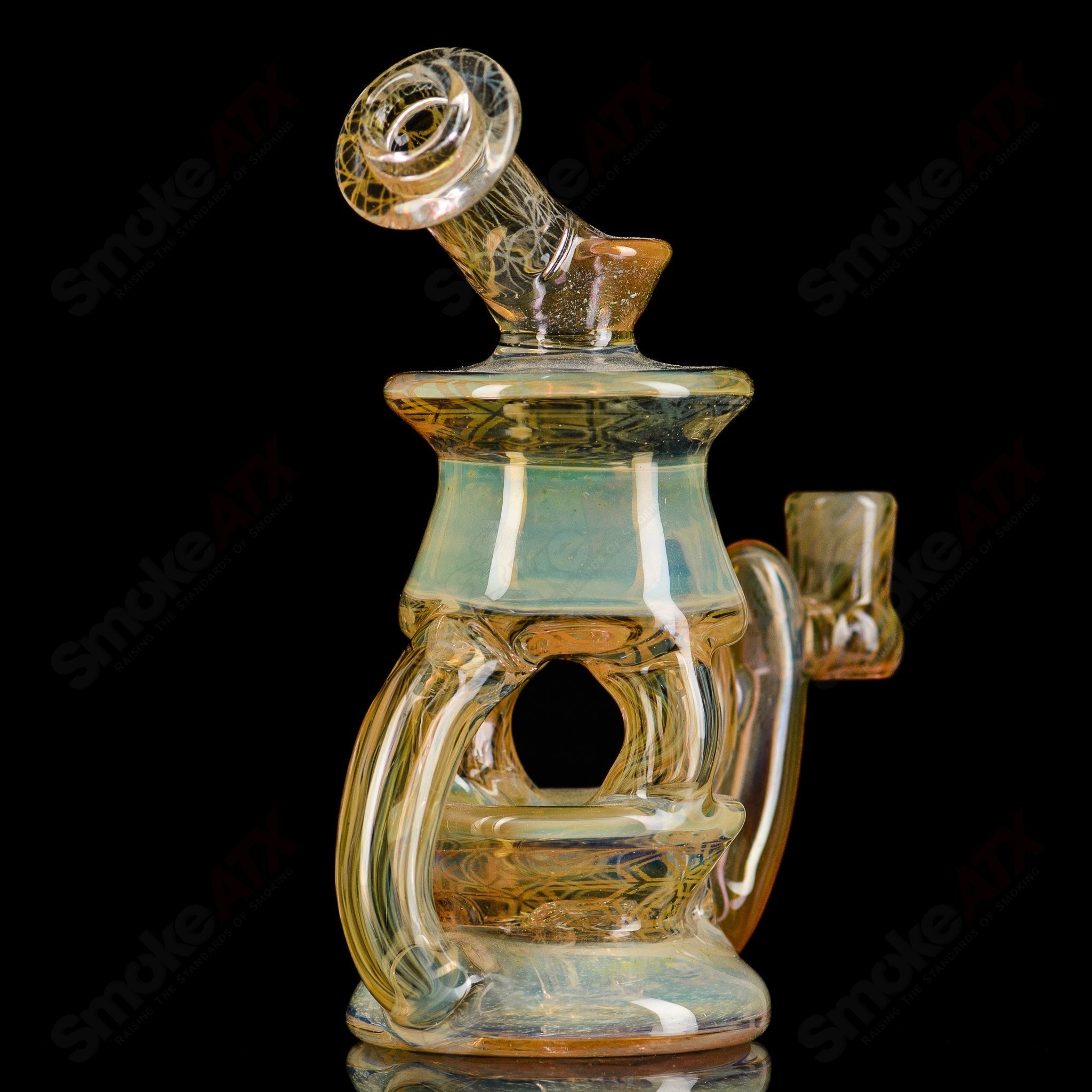 Fumed Bubble Dumper Rockys Glass x Shanman Glass