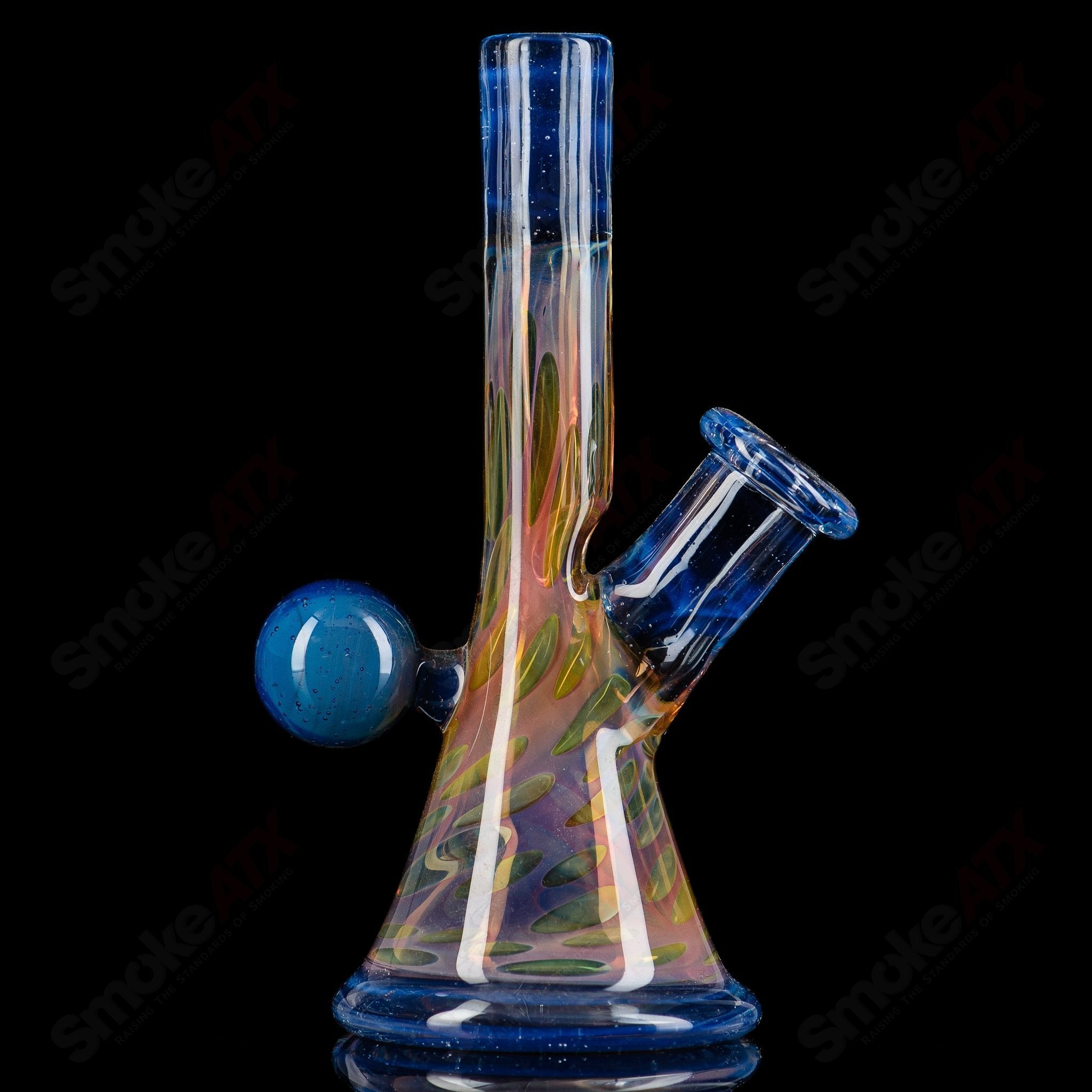 Fumed Rig King Leo Glass