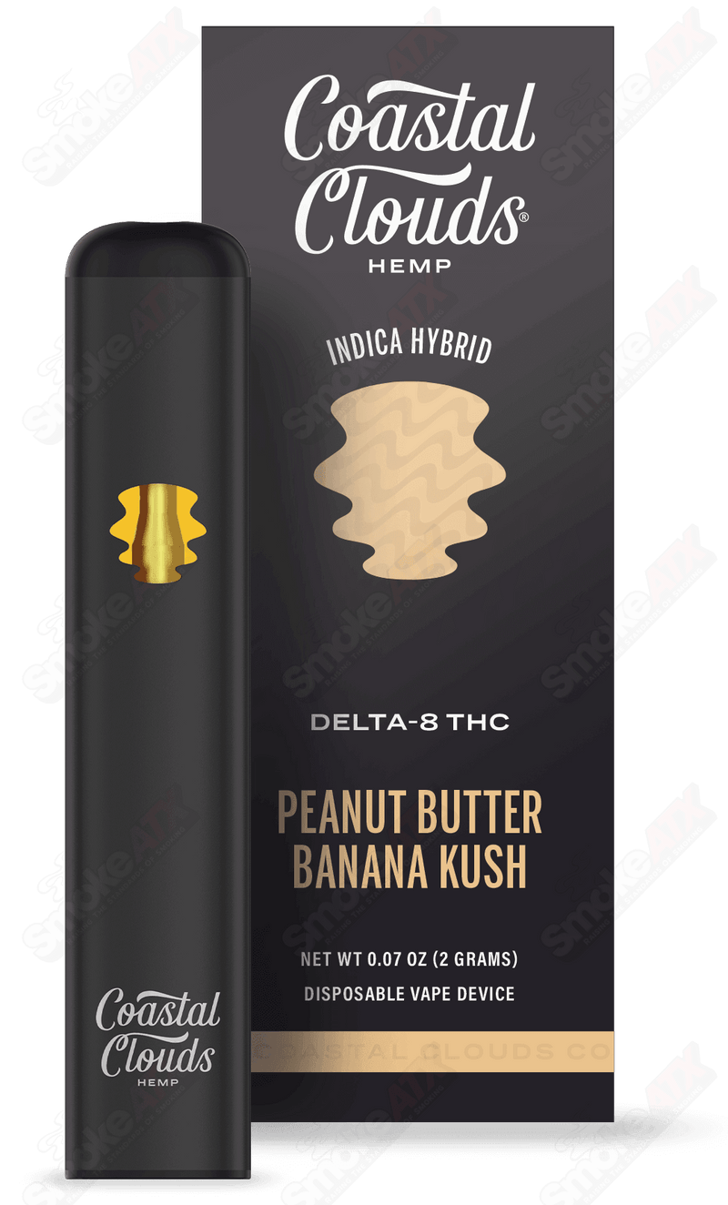 2g Peanut Butter Banana Kush D8 Disposable Coastal Clouds