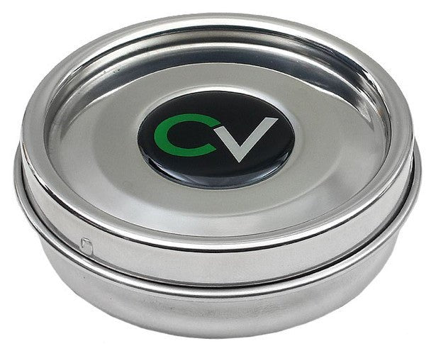 Xtra Small C Vault CVault Twist metal container jar for storing herbs or small items, compact and durable storage solution.