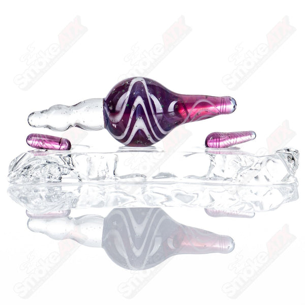 R. Jelly Lotus Cropal Lucy Citrine Drop Top Set Indo Glass