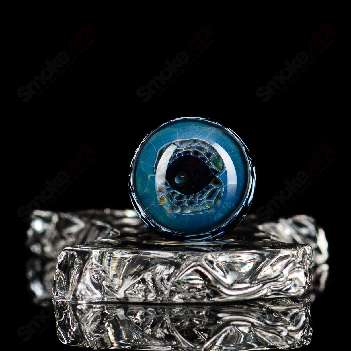 24mm Black Magic UV Dotstack Eye Mib Indo Glass