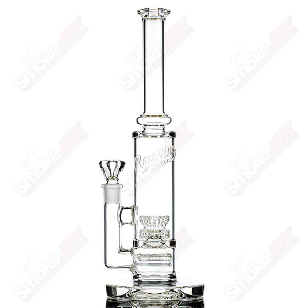 60mm UV Horizonline/Crown Perc Tube  Rawlins Glass - Smoke ATX