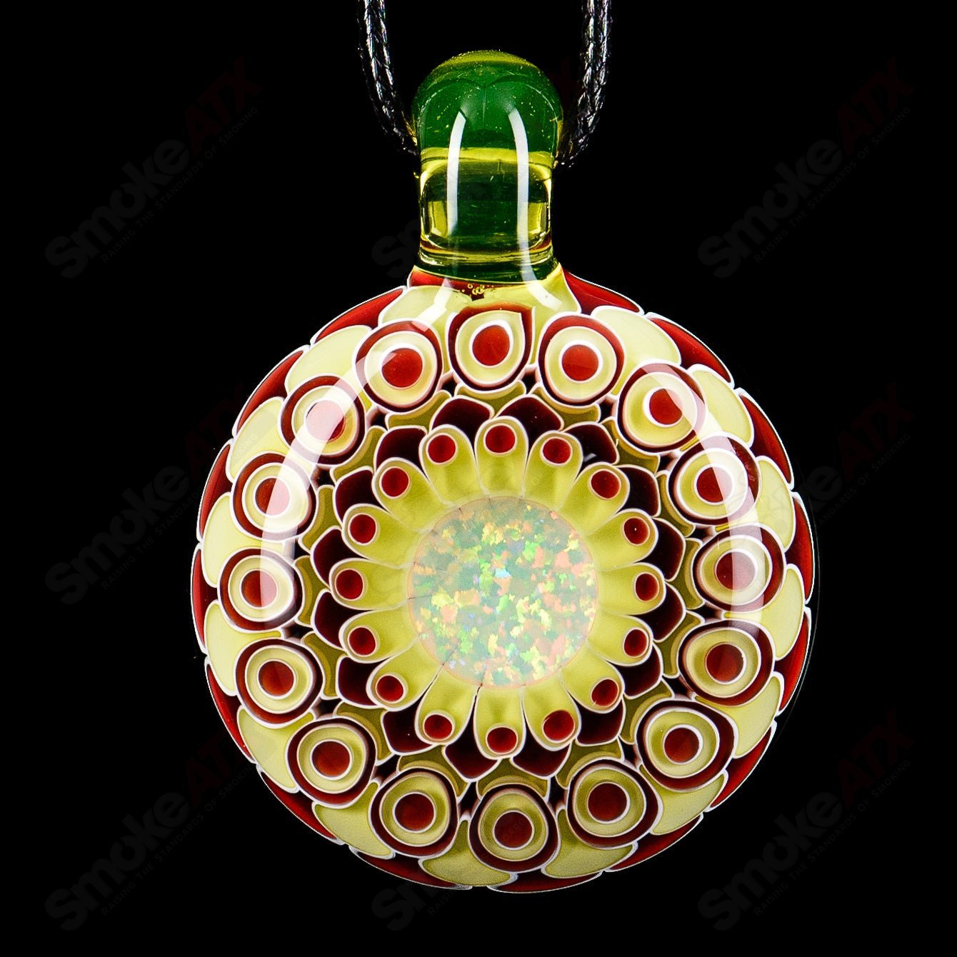 10mm Dot Stack Opal Pendant w/Lens Olour
