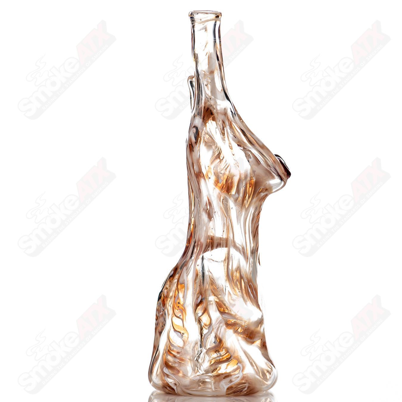 Heady glass Zam Rig and Pipe Set featuring a clear glass rig with intricate designs and matching pipe for dabbing and smoking.