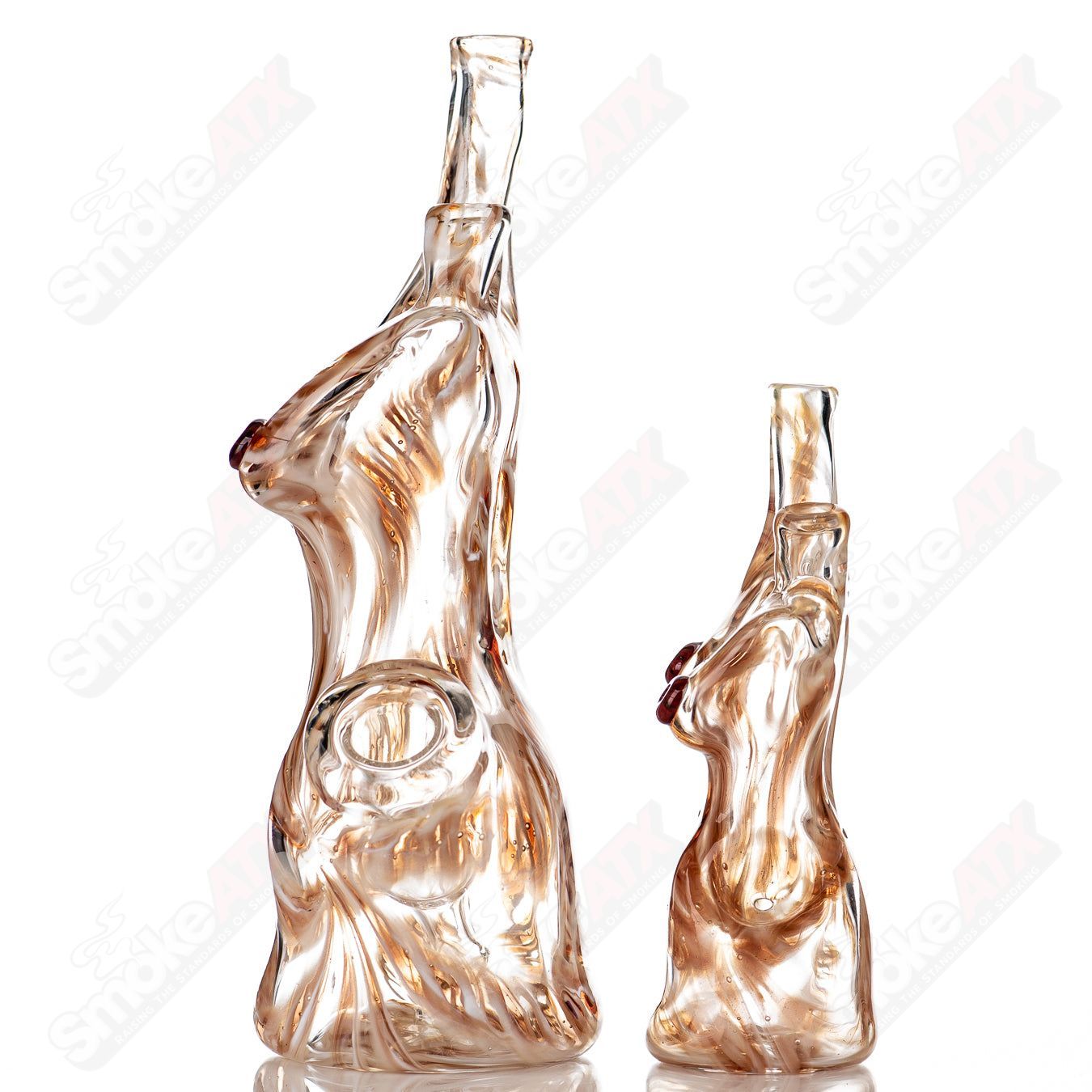 Heady glass Zam Rig and Pipe Set featuring colorful glasswork and durable design for concentrate and dry herb use.