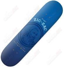 Zig - Zag Blue Ultra - Thin Design 8" Skateboard Deck - Smoke ATX