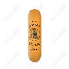 Zig - Zag French Orange Design 8" Skateboard Deck - Smoke ATX