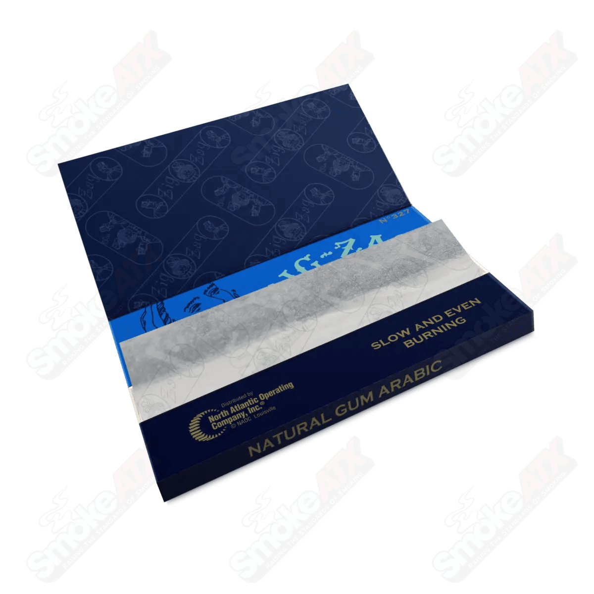 Zig Zag Ultra Thin 1 1/2 rolling papers from 420 Products, showing the slim, transparent paper with zigzag branding.