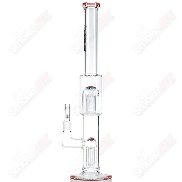 #4 18mm 7/13 Arm Perc w Worked Sections Toro Glass