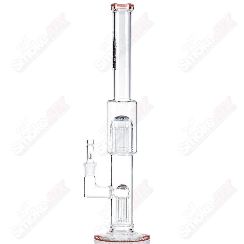 #4 18mm 7/13 Arm Perc w Worked Sections Toro Glass