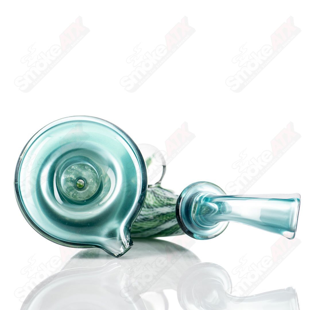 JMass Neptunium Sherlock glass pipe featuring intricate glass art and a classic Sherlock design, perfect for smoking enthusiasts.