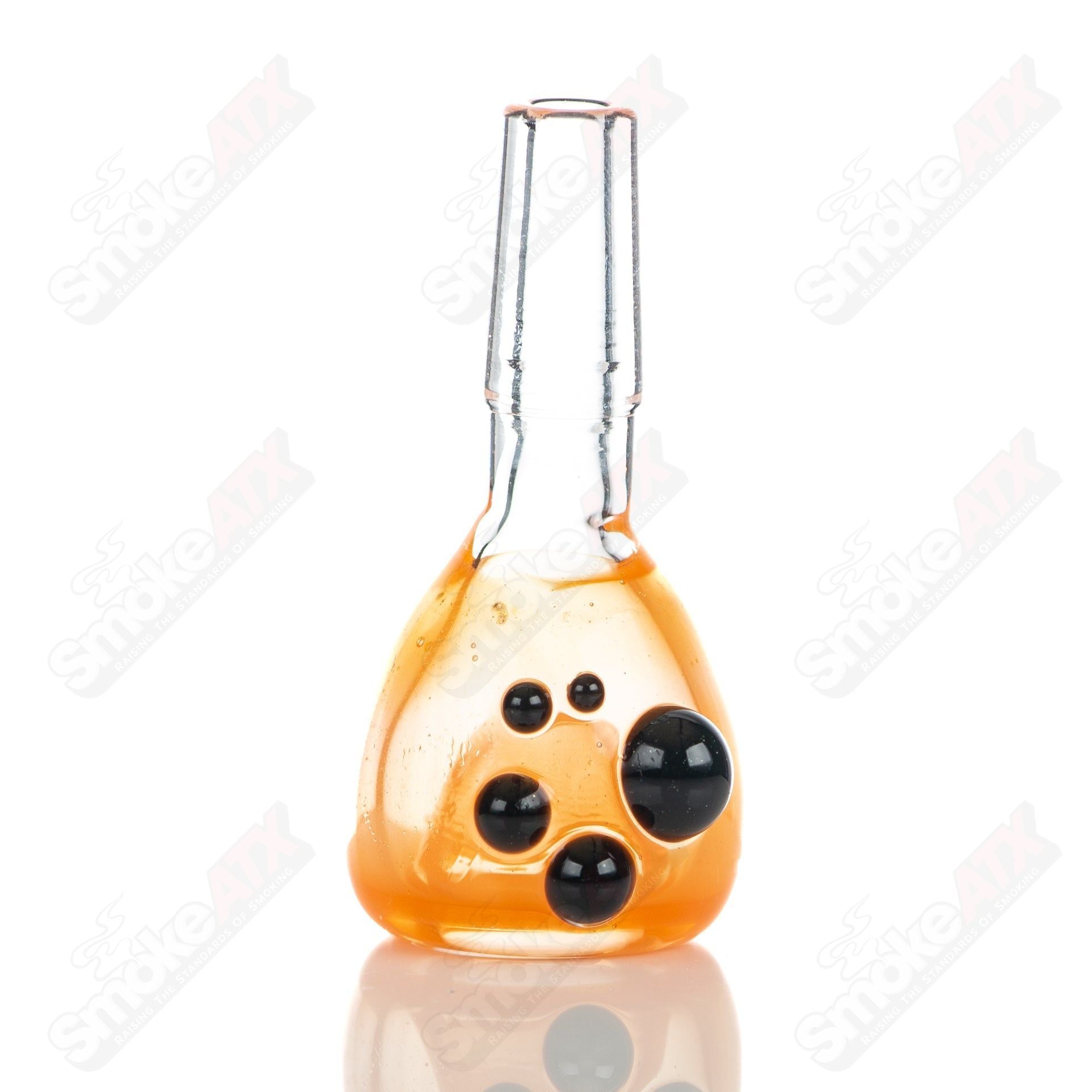 10mm full color push slide bowl by Dustorm Glass, showcasing vibrant colors and a sleek design.