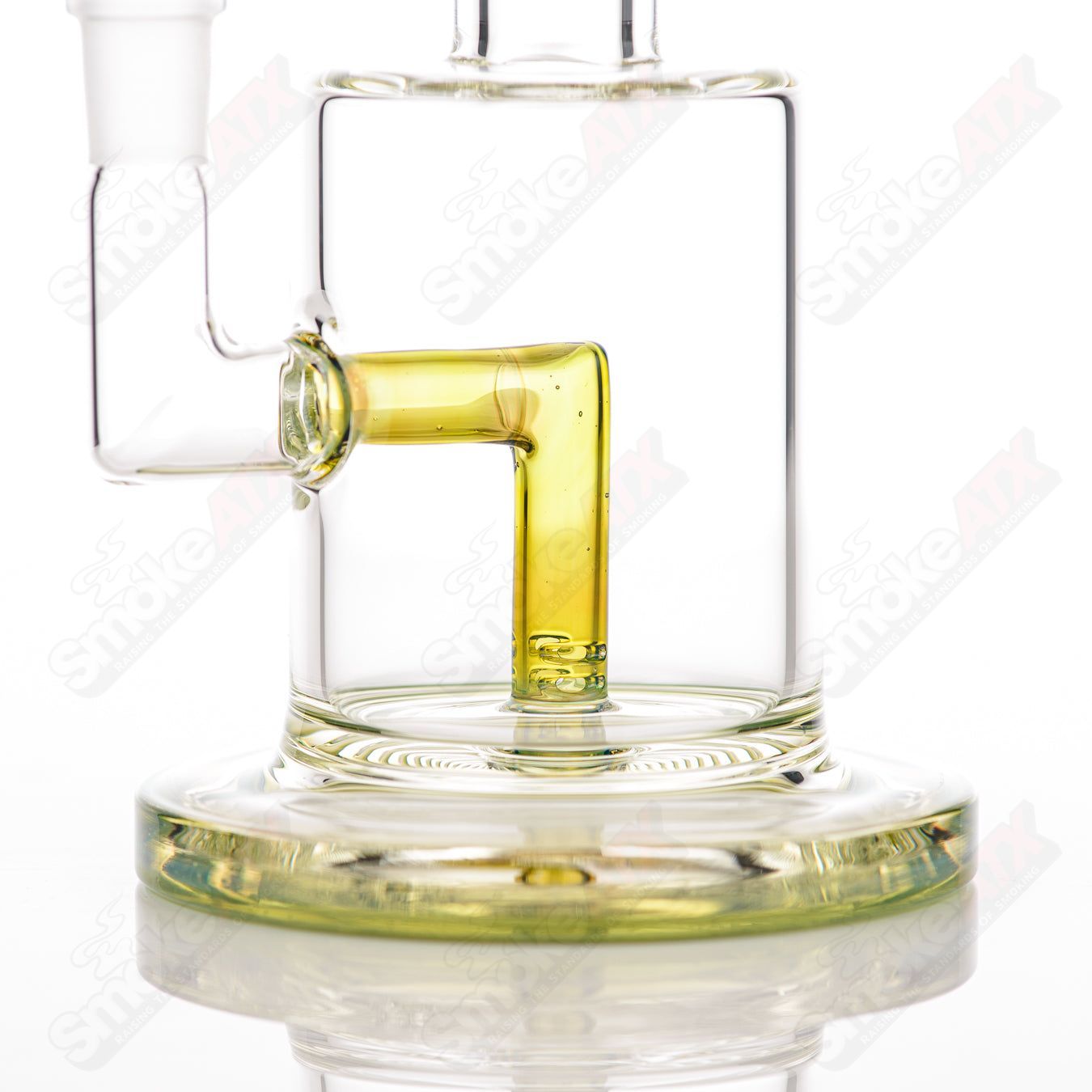 1 10mm Macro XL w 2 Color Foot/Mouthpiece Toro Glass - Smoke ATX