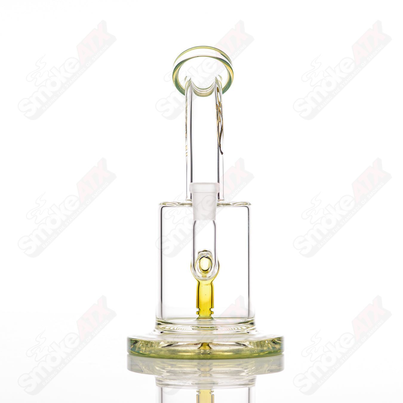 1 10mm Macro XL w 2 Color Foot/Mouthpiece Toro Glass - Smoke ATX