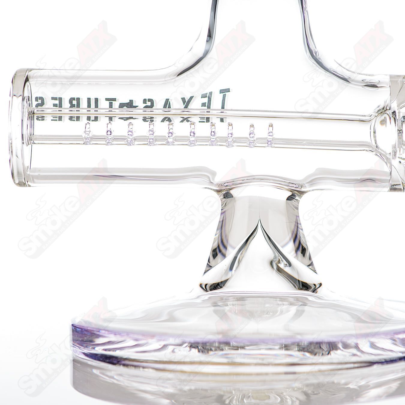 Colorful 16-inch Texas Tubes glass inline tubes with 50x5mm size, designed for vibrant smoking or vaping experiences.