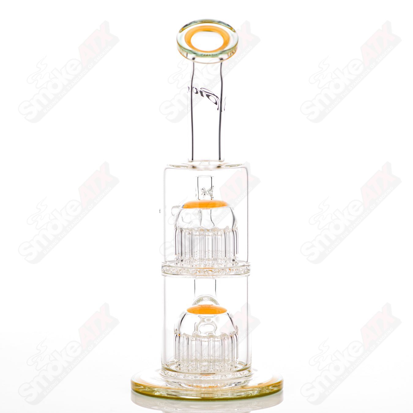 1 Double Micro 13/13 Arm Perc Toro Glass - Smoke ATX