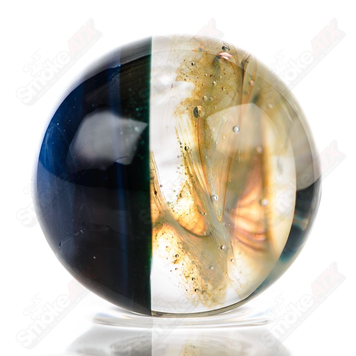 JMass Heady Glass Slurper Marble with colorful swirling patterns, designed for decorative and functional use.