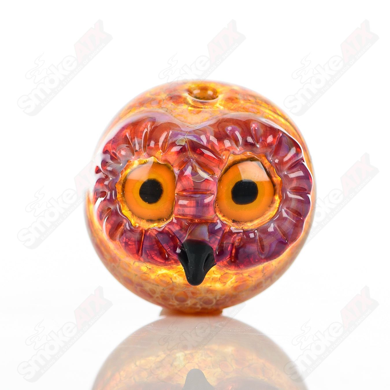 1 Spotted Owl Carb Cap Four Winds Flameworks - Smoke ATX